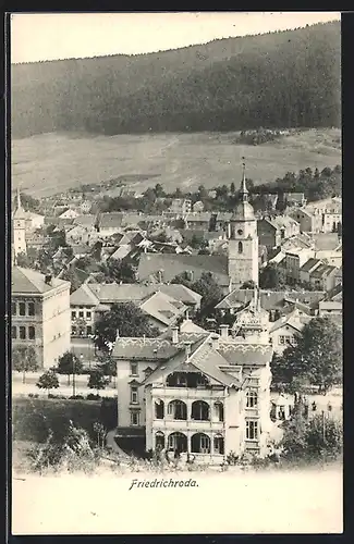 AK Friedrichroda, Teilansicht von oben