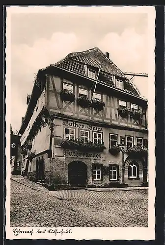 AK Eisenach, Das Lutherhaus & Gasthaus zum Lutherkeller