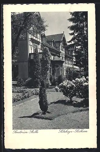 AK Sülzhayn /Südharz, Sanatorium Stubbe