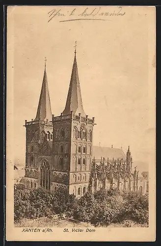 AK Xanten a. Rh., St. Victor Dom, Totalansicht