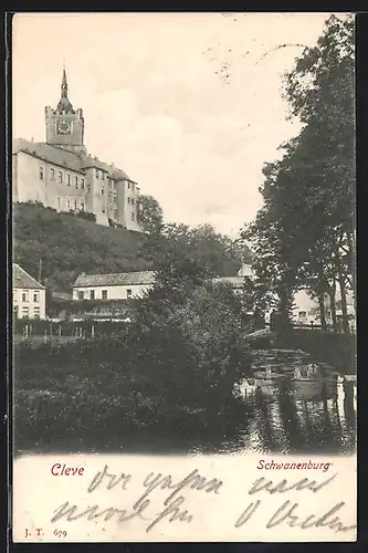 AK Cleve, Blick zur Schwanenburg