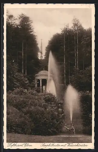 AK Cleve, Amphitheater mit Wasserkünsten