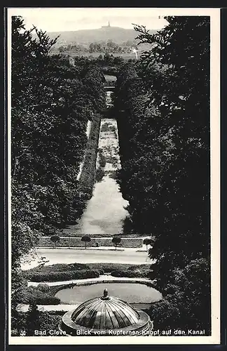 AK Bad Cleve, Blick vom Kupfernen Knopf auf den Kanal