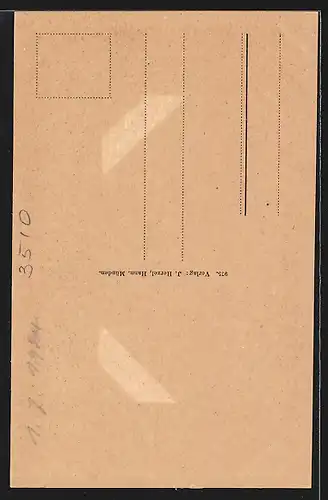 AK Hann. Münden, Dr. Eisenbarts Grab-Denkmal an der St.-Aegidien-Kirche