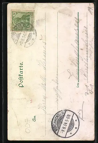 Lithographie Zwei Bergarbeiter im schwarzen Habit mit Spitzhacke und Lampe, Arbeiterbewegung