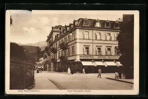 AK Bad Reichenhall, Hotel Deutscher Kaiser