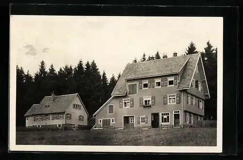 AK Kniebis, Pension Ernst Moser in der alten Strasse