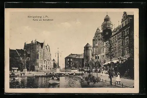 AK Königsberg, Partie am Schlossteich