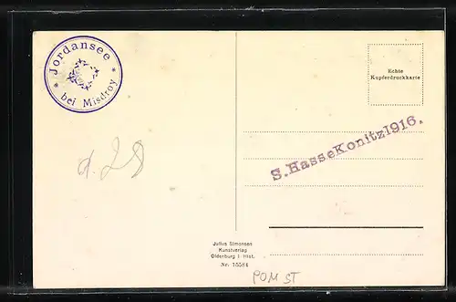 AK Misdroy, Jordansee