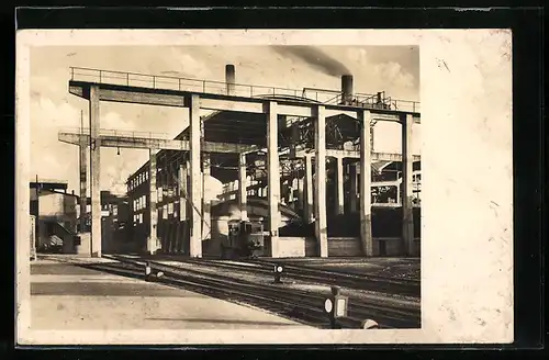 AK Oppeln, Schlesische Portland-Zement-Industrie AG, Teilansicht Werk Groschowitz