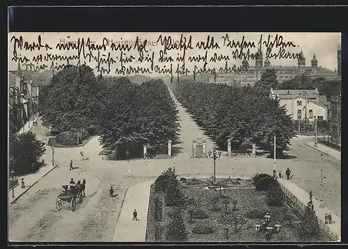 AK Hannover, Partie in der Herrenhäuser-Allee