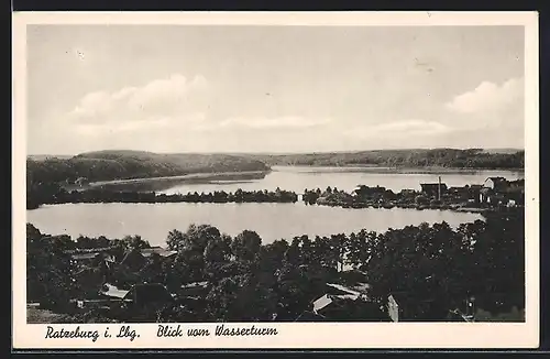 AK Ratzeburg i. Lbg., Blick vom Wasserturm