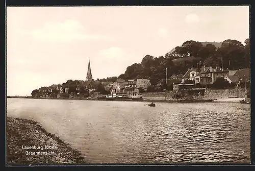 AK Lauenburg a. d. Elbe, Gesamtansicht des Ortes