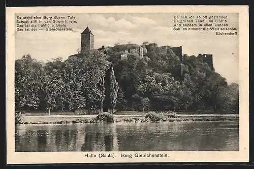 AK Halle / Saale, Burg Giebichenstein