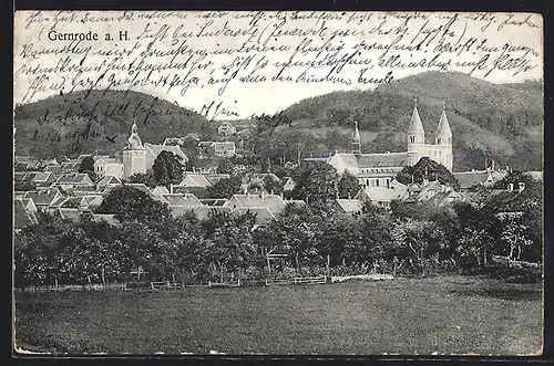 AK Gernrode a. H., Panorama