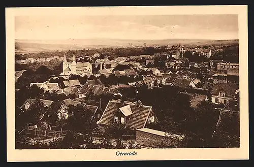 AK Gernrode / Harz, Gesamtansicht