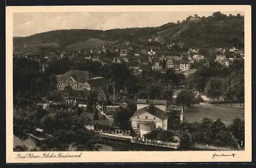 AK Bad Kösen, Blick vom Gradierwerk