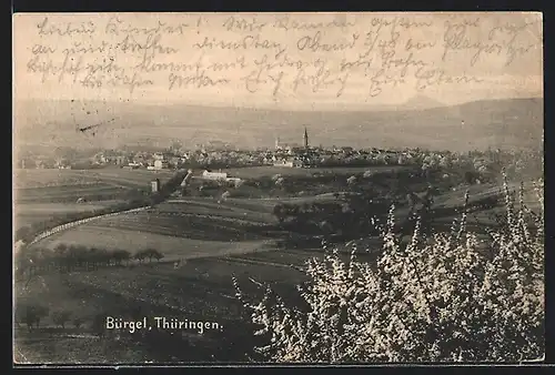 AK Bürgel / Thür., Gesamtansicht