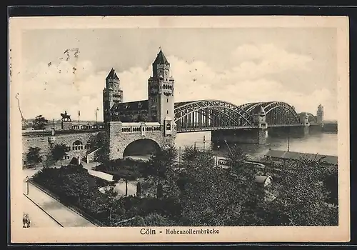 AK Köln, Hohenzollernbrücke