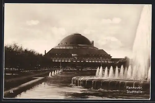 AK Hannover, Stadthalle und Wasserspiele