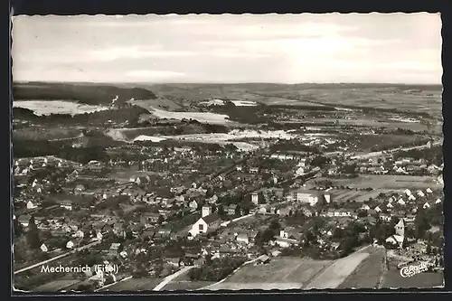 AK Mechernich / Eifel, Gesamtansicht vom Flugzeug aus gesehen