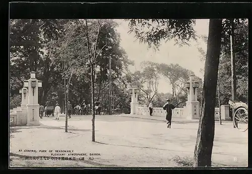 AK Dairen, At Central Park of Seasonably Pleasant Atmosphere