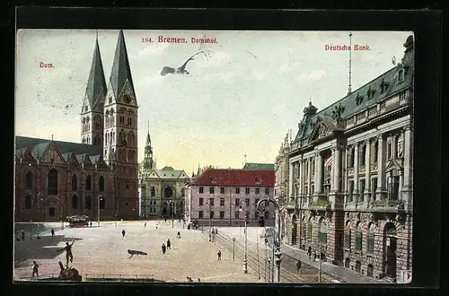 AK Bremen, Domshof, Dom, Deutsche Bank