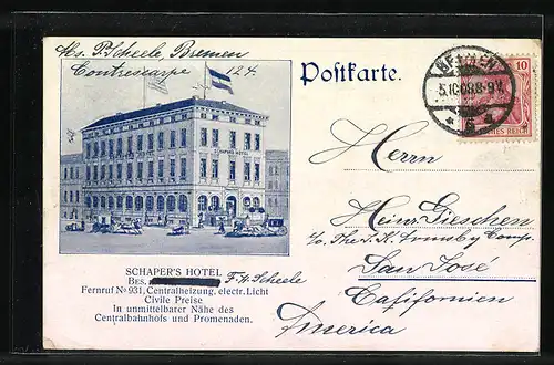 AK Bremen, Markt mit Strassenbahn, Rathaus, Dom und Börse