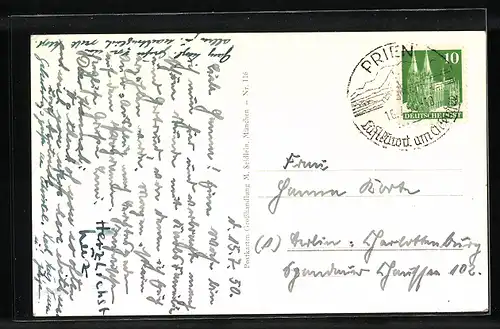 AK München, Karlstor-Rondell, Strassenbahn