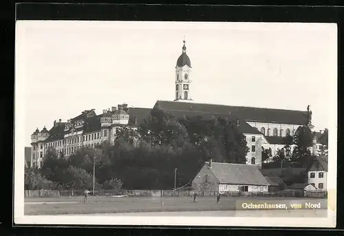 AK Ochsenhausen, Ortsansicht von Norden gesehen