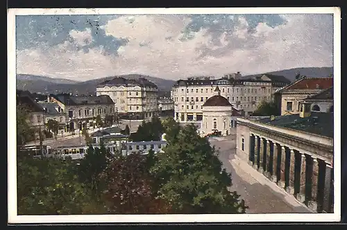 AK Baden, Blick zum Josefsplatz