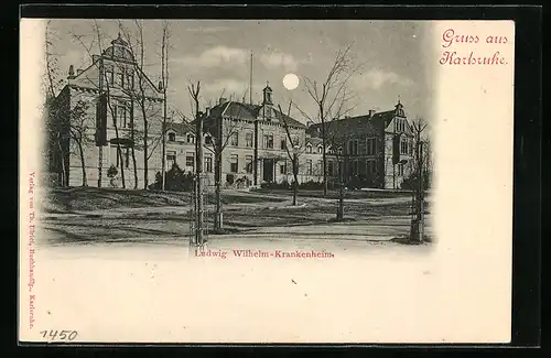 Mondschein-AK Karlsruhe, Ludwig Wilhelm-Krankenheim