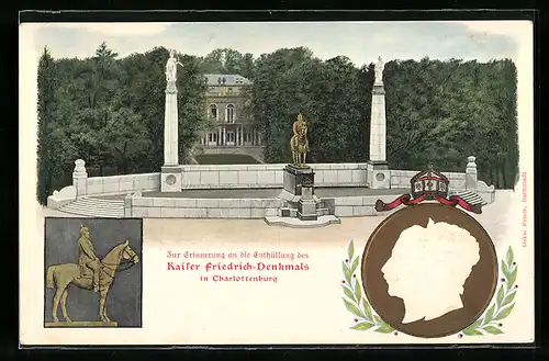 AK Berlin-Charlottenburg, Kaiser Friedrich-Denkmal