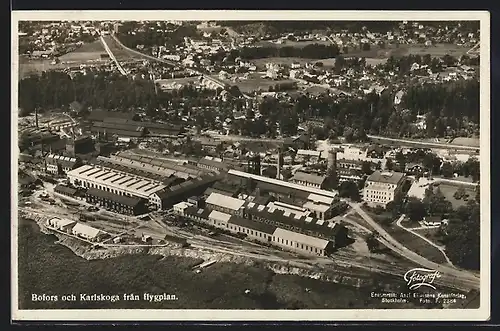 AK Bofors och Karlskoga, fran flygplan