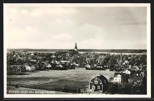 AK Köping, Utsikt fran Bondgardsberget