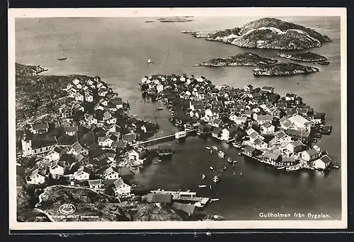AK Gullholmen, fran flygplan