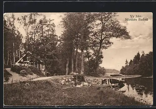 AK Mörtfors, Vy fran Badort