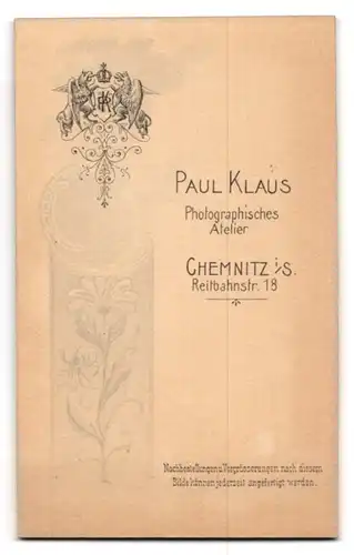 Fotografie Paul Klaus, Chemnitz, Reitbahnstr. 18, Zwei süsse Brüder im Kleid mit breiter Schleife und kleinem Hund