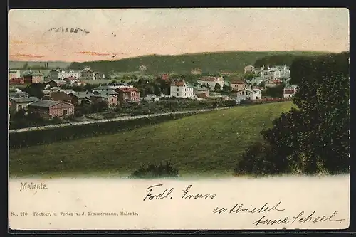 AK Malente, Teilansicht vom Godenberg aus