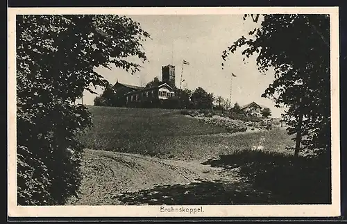 AK Bruhnskoppel, Gasthaus im Sonnenschein