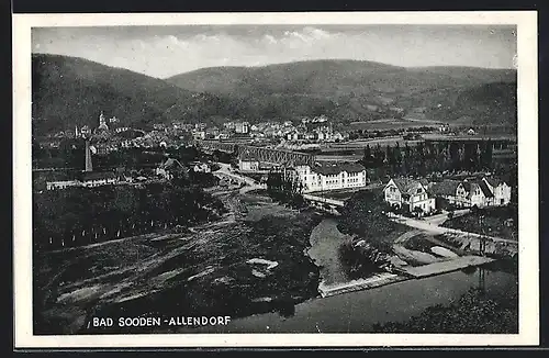 AK Bad Sooden-Allendorf, Panoramablick auf den Kurort