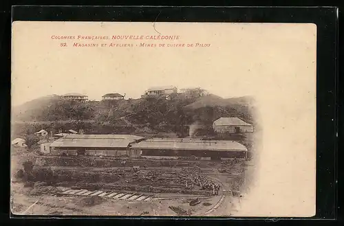 AK Pilou, Magasins et Ateliers, Mines de Cuivre
