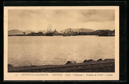 AK Nouméa, Usine Calédonia, Fonderie de Nickel, Cokerie