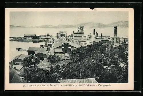 AK Nouméa, Societé Calédonia, Vue générale, Nickel