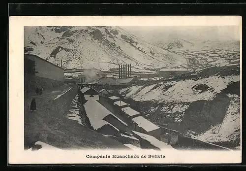 AK Compania Huanchaca, Ansicht des Bergwerks