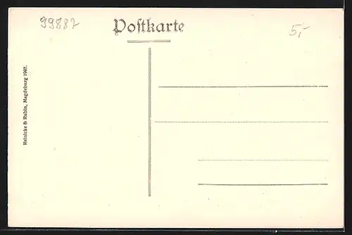 AK Georgenthal / Thüringen, Ortsansicht aus der Vogelschau