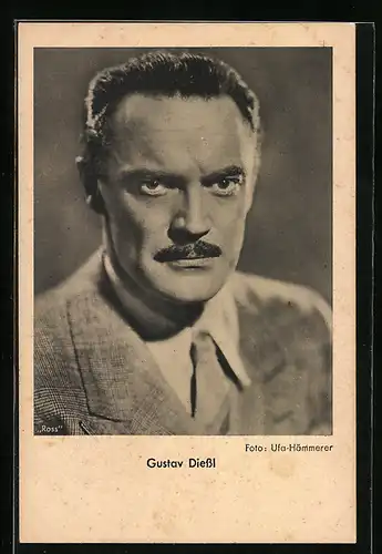 AK Schauspieler Gustav Diessl im Anzug