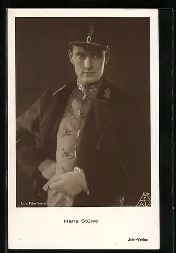 AK Schauspieler Hans Stüwe in Uniform