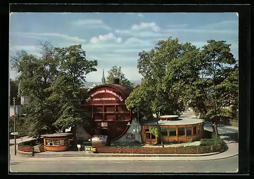 AK Bad Dürkheim, Blick aufs Dürkheimer Fass