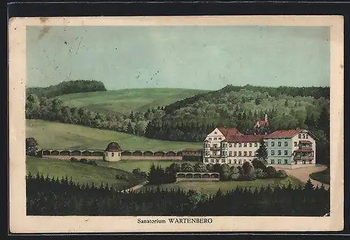 AK Wartenberg, Blick auf Sanatorium